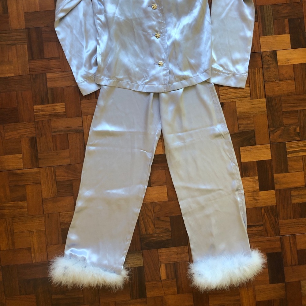 Vintage silk pajama pants